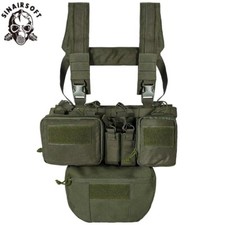 Tactical TCM Chest Rig Airsoft Vest rivista marsupio fondina Molle nylon gilet confezione