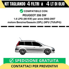 Tagliando per PEUGEOT 206 SW