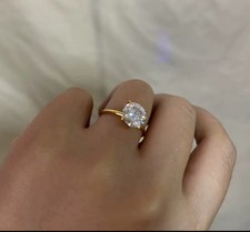 3 CT Taglio Rotondo Moissanite