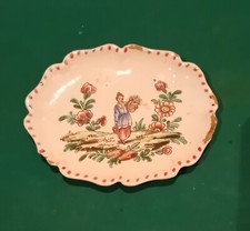  Antico Piattino In Ceramica