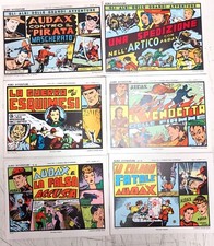 ALBO AVVENTURE - AUDAX 1/10 COMPLETA - ED. CAPROTTI 1947 RISTAMPA ANASTATICA