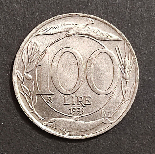 100 lire italia turrita - turrita, 1993
