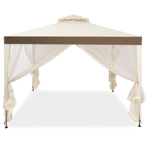 Gazebo doppio tetto con - a,