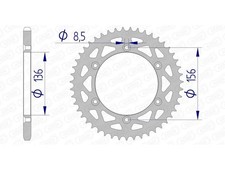 AFAM aluminum crown 15206 -