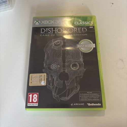 Dishonored xbox360 disco - xbox360,