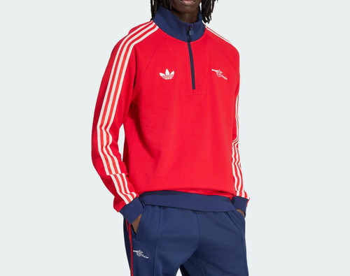 Maglia mezza zip adidas - mezza,