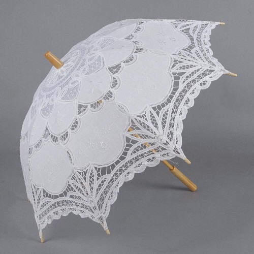 Lace parasol ombrello sposa - lace, in