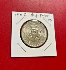1971 D Kennedy Mezzo Dollaro -