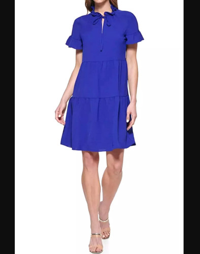 Abito dkny ruffle a strati - dkny,