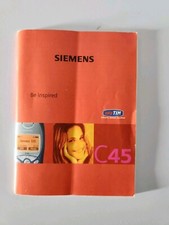 manuale d’istruzioni siemens c45 NUOVO