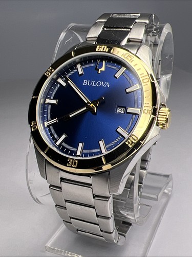 Bulova 40mm steel gold - steel, &