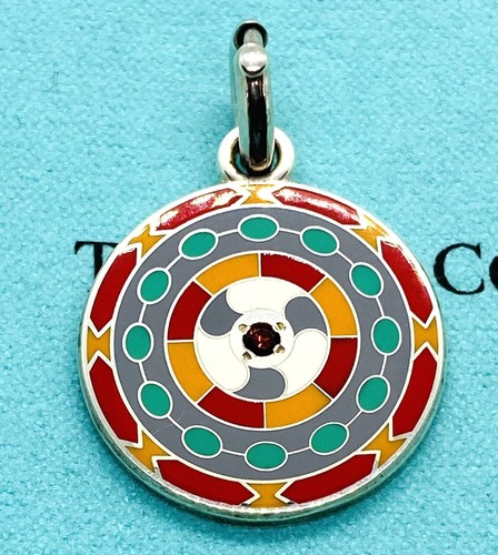 Charm croce rossa tiffany - rossa, co