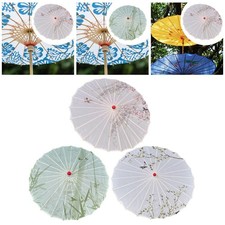 Ombrello cinese in carta oleata, parasole orientale in carta oleata, antico,