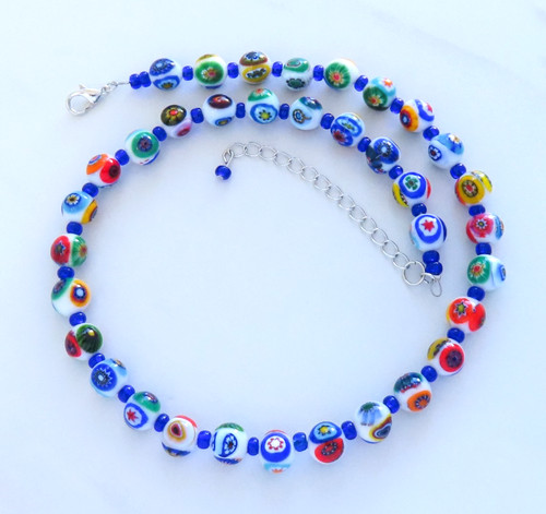 Collana vetro artistico - collana,