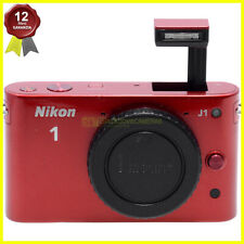 Fotocamera Nikon 1 J1 red body fotocamera digitale mirrorless. J-1 Rossa.