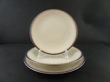 ANTICO SERVIZIO PIATTI STILE IMPERO PORCELLANA DECORO BLU E ORO BAVARIA SCHALLER