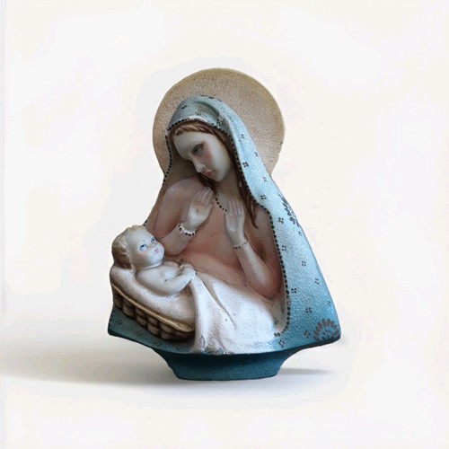 Madonna ceramica 1944 28x18 - ceramica,