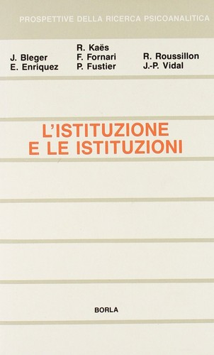 Istituzione le - l'istituzione, e
