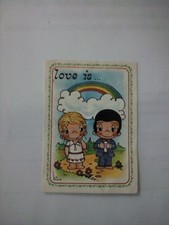 STICK "l'amore e' ..." love is... figurine panini 1970 vintage n.86