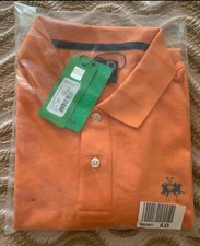 LA MARTINA POLO CREW ARANCIONE