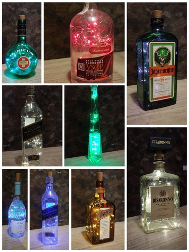 Lampada bottiglia con led - lampada,