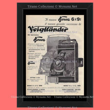 Anni ' 30  * Pubblicità Originale "Voigtlander & Sonh, Il Nuovo Bessa 6x9, Macch