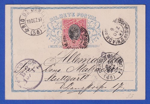 Brasile 1897 cartolina