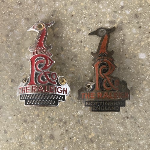 Vintage raleigh headbadge - raleigh,