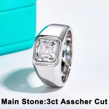 3 Kt 8MM Asser Moissanite