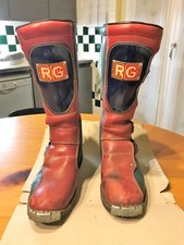 RG VECCHI STIVALI MOTOCROSS n° 43 ORIGINALI fine ANNI  '70 NO RIPRODUZIONE