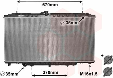 Radiatore acqua nissan patrol - radiatore,