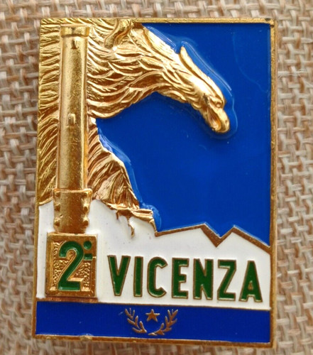 Vicenza spilla smaltata - vicenza,
