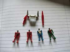 Diaclone - Dianauti Lotto Di 4 + Pezzi Vari, Buone Condizioni