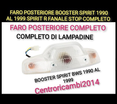Faro posteriore booster spirit - booster,