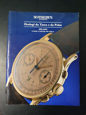  Catalogo sothebi's 1990 asta orologi polso e tasca antichi