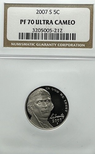 2007 jefferson nickel - 2007-s,