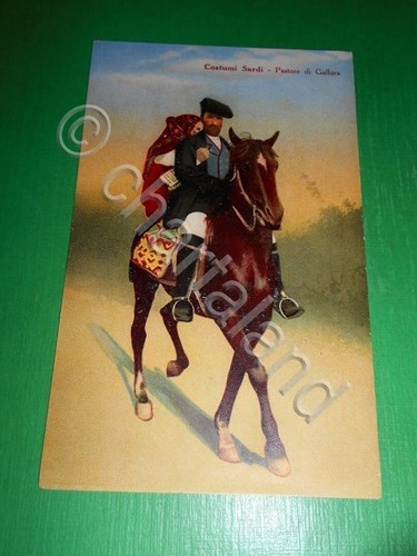Cartolina costumi sardi - cartolina,