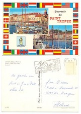 126458 - Souvenir de Saint Tropez - Cartolina, viaggiata 3.9.1986