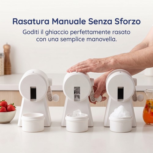 Tritaghiaccio manuale - tritaghiaccio,
