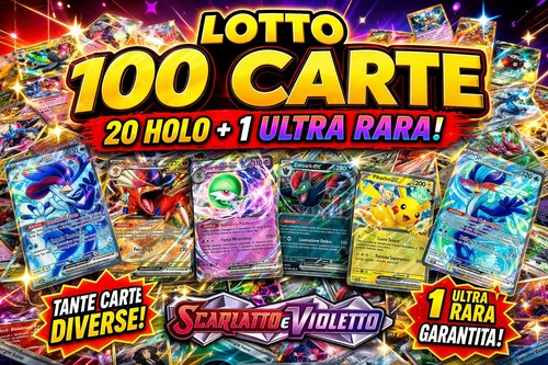 Lotto 100 carte pokémon - 100,