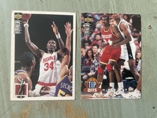 x 2 CARDS NBA UPPER DECK CARDS COLLECTOR CHOICE 1994 NBA HAKEEM OLAJUWON ROCKETS