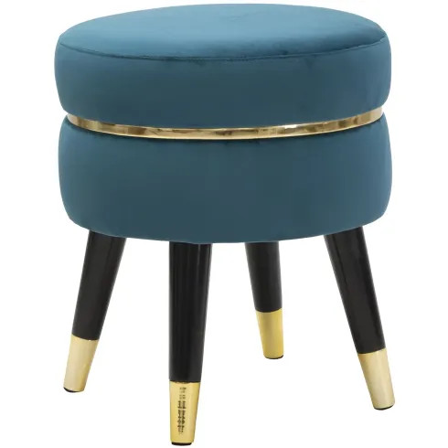 Sgabello basso velluto - in,