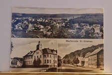 Cartolina DDR Martinroda Kr. Illmenau Gastststätte Turingia Wald gel. aria anni 80