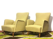 COPPIA DI POLTRONE VINTAGE Anni 50 Made in Italy FORNITURE HOME CHAIR INTERIOR