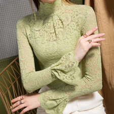 Camicia donna pizzo floreale