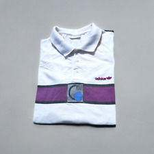 Adidas polo tennis vintage 80S match point disegnata Germania Ovest tg 7 veste M