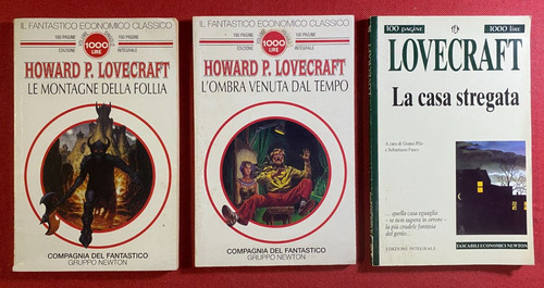 Lovecraft lotto 3 libri - lovecraft,