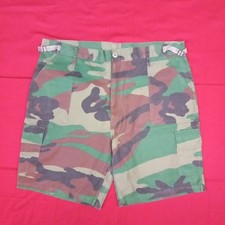 SHORTS SURVIVAL CAMOUFLAGE PATTERN COMBAT PANTALONE CORTO MILITARE USA VITA 45CM
