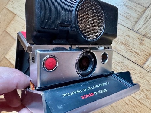 Fotocamera polaroid sx70 sonar - fotocamera,