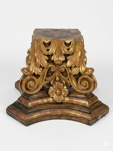 Capitello antico legno - antico, in